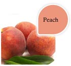 Peach soft serve ice cream