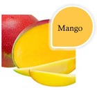 Mango soft serve ice cream