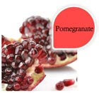 Pomegranate soft serve ice cream
