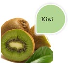 Kiwi soft serve ice cream