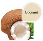 Coconut soft serve ice cream